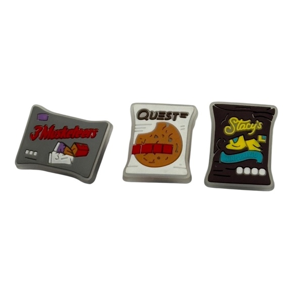 Snack Foods Shoe Charms Set Of 5 - Picture 4 of 5